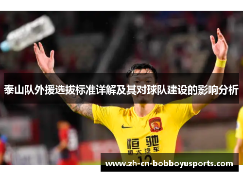 泰山队外援选拔标准详解及其对球队建设的影响分析